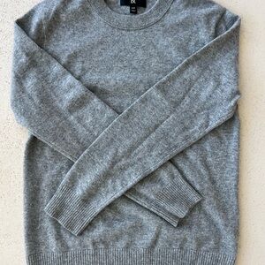 Banana Republic Cashmere Gray Crewneck Sweater